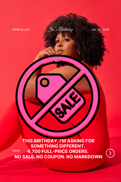 No Sale, Just Support!