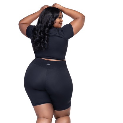 Womans top biker shorts